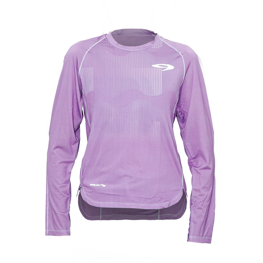 910 COVA LONG SLEEVE WOMEN TEE LAVENDER