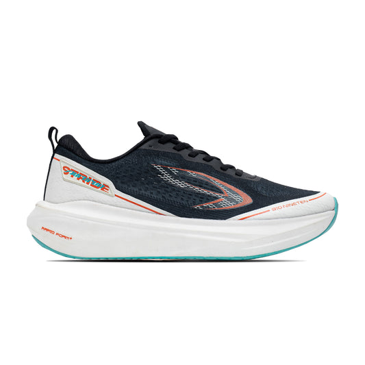 AURORUN STRIDE HITAM/PUTIH GADING/ORANGE/TOSCA