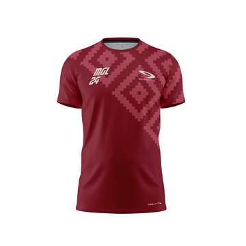 910 x bormar  jersey merah maroon