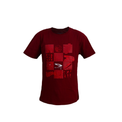 T-shirt Tamotsu maroon